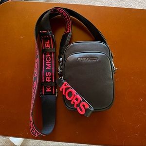 Michael Kors Neon Logo Crossbody Bag